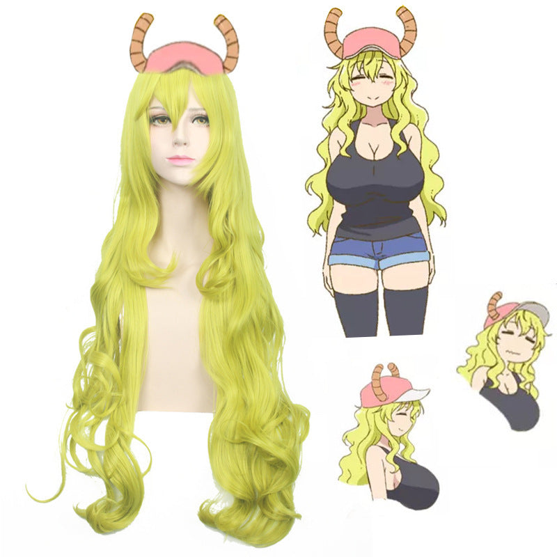 Miss Kobayashi's Dragon Maid Kanna, Tohru & Lucoa Cosplay Wig – Multi-Character Styles