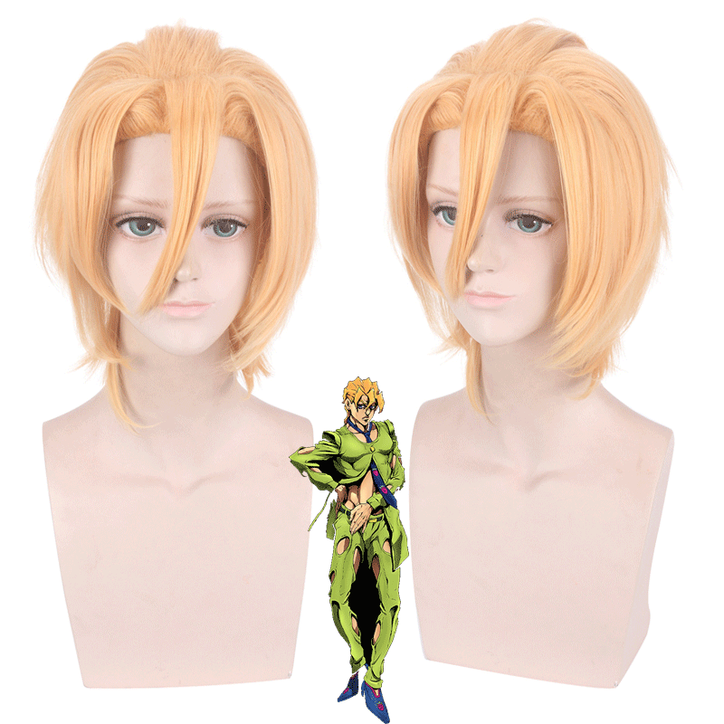 JoJo's Bizarre Adventure Narancia, Jolyne, Diavolo & More Multi-Character Cosplay Wig