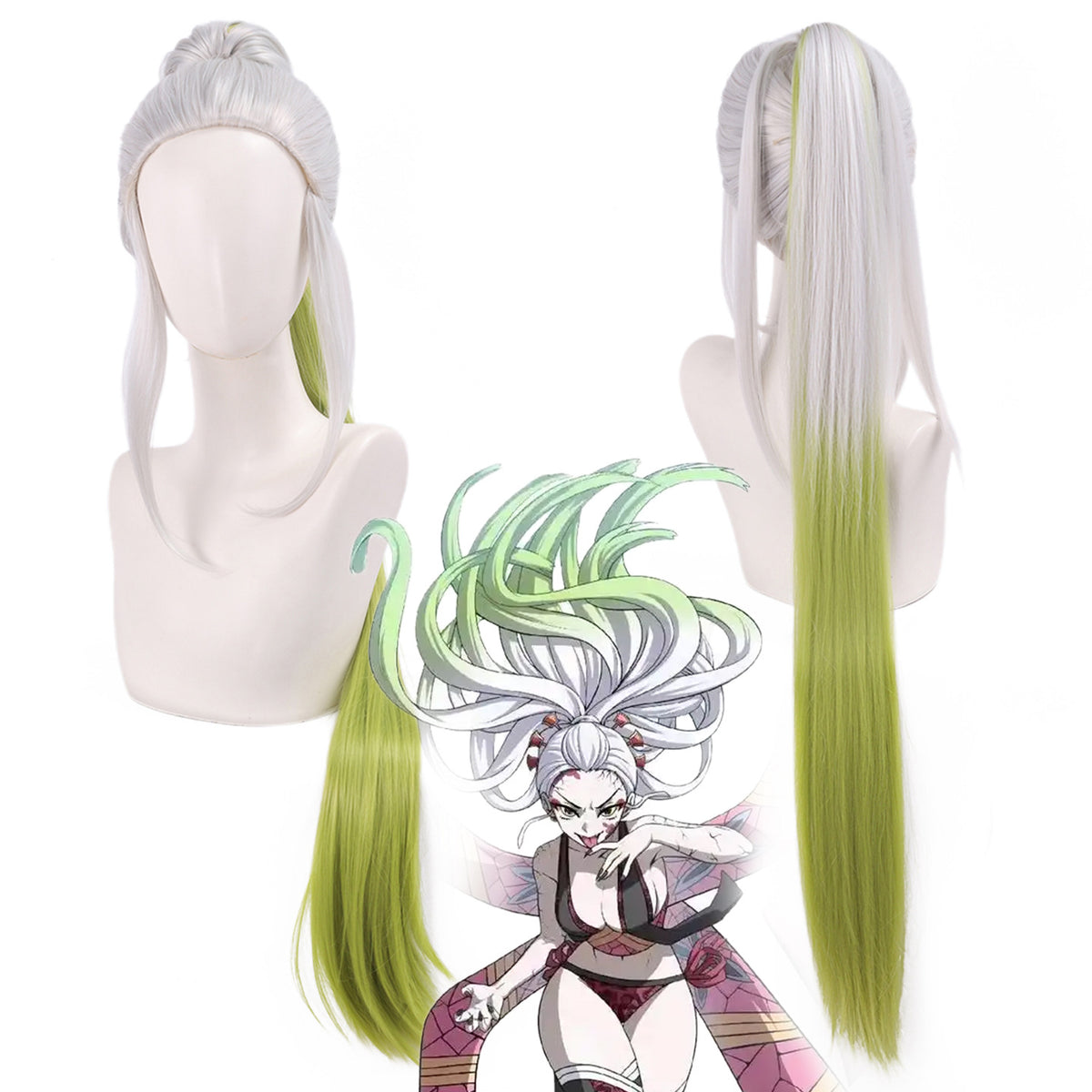 Demon Slayer Multi-Character Cosplay Wig  Giyu, Zenitsu, Nezuko & More