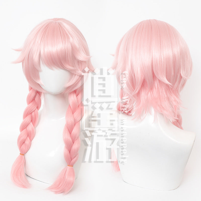 Honor of Kings Yao Cosplay Wig  Default Skin Realistic Scalp Character Style