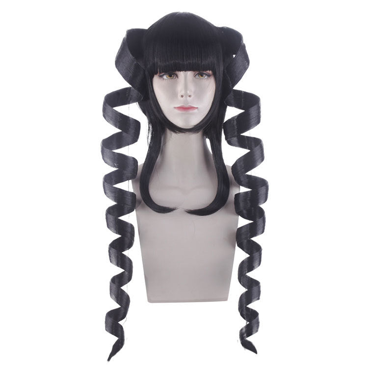 Danganronpa Celestia Ludenberg Cosplay Wig – Long Drill Curl Anime Character Hairstyle