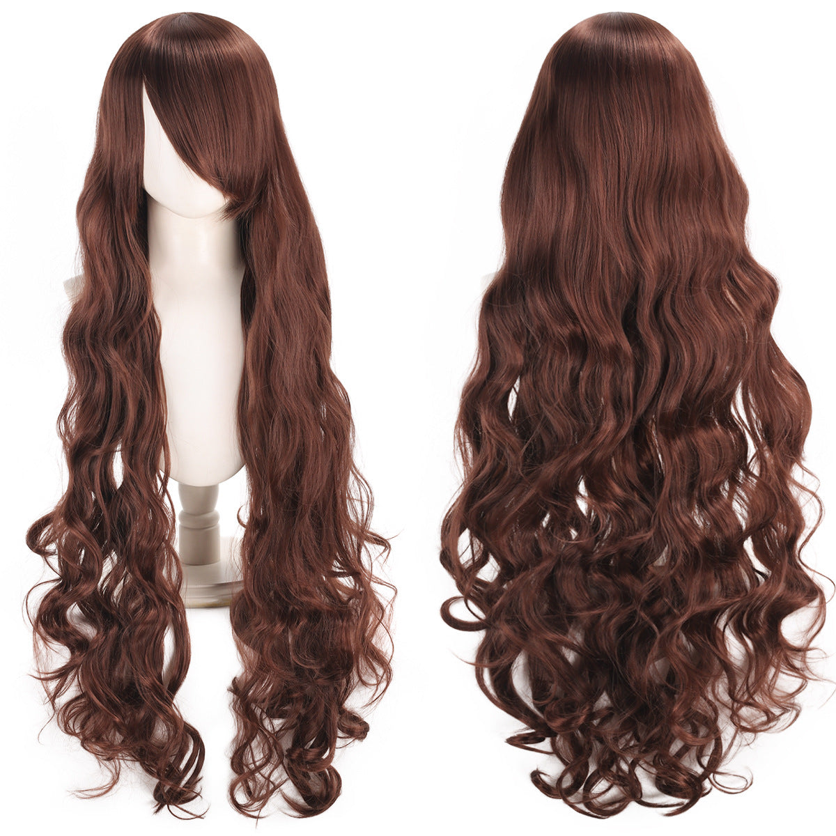 100cm Long Wavy Cosplay Wig – Multi-Color Big Wave Style