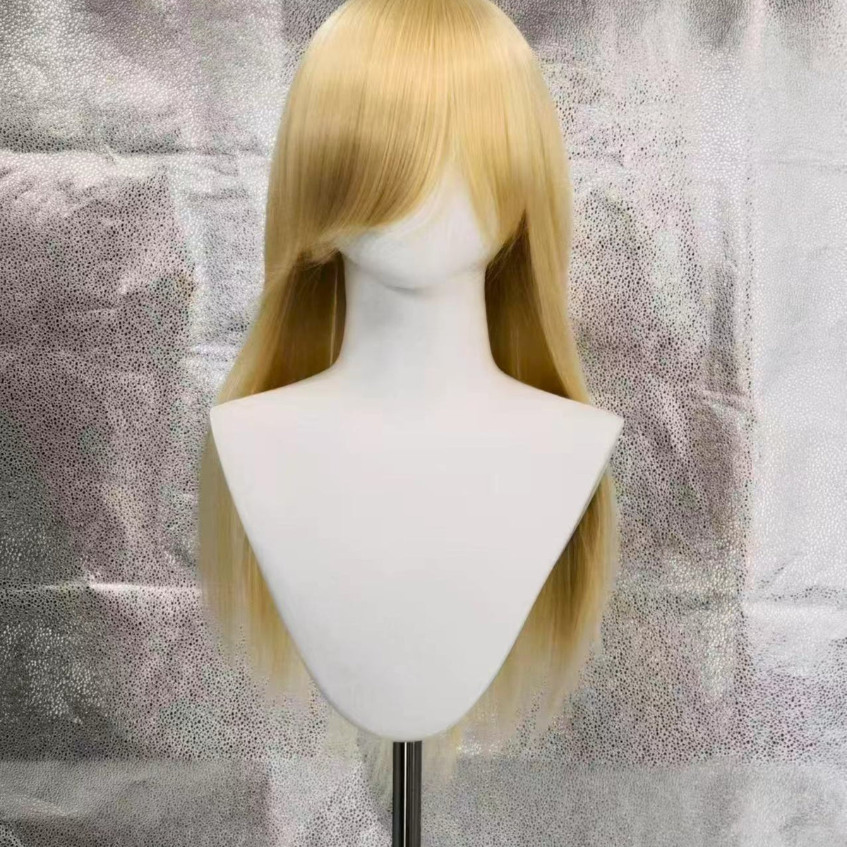 60cm Multi-Color Long Straight Cosplay Wig – Buckle Net Style
