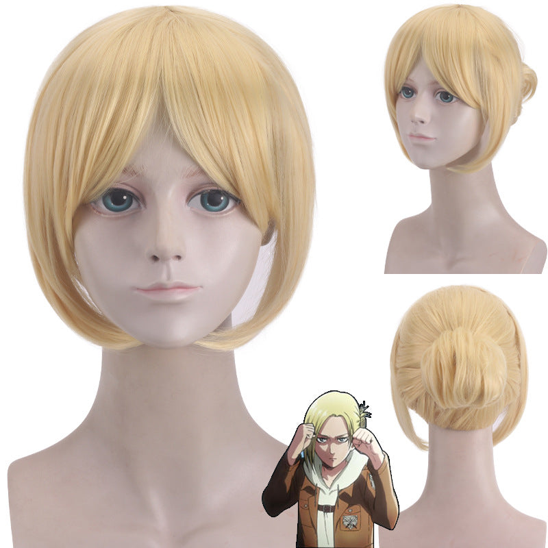 Attack on Titan Hange Zoë, Mikasa Ackerman, Annie Leonhart, Eren & Levi Cosplay Wig