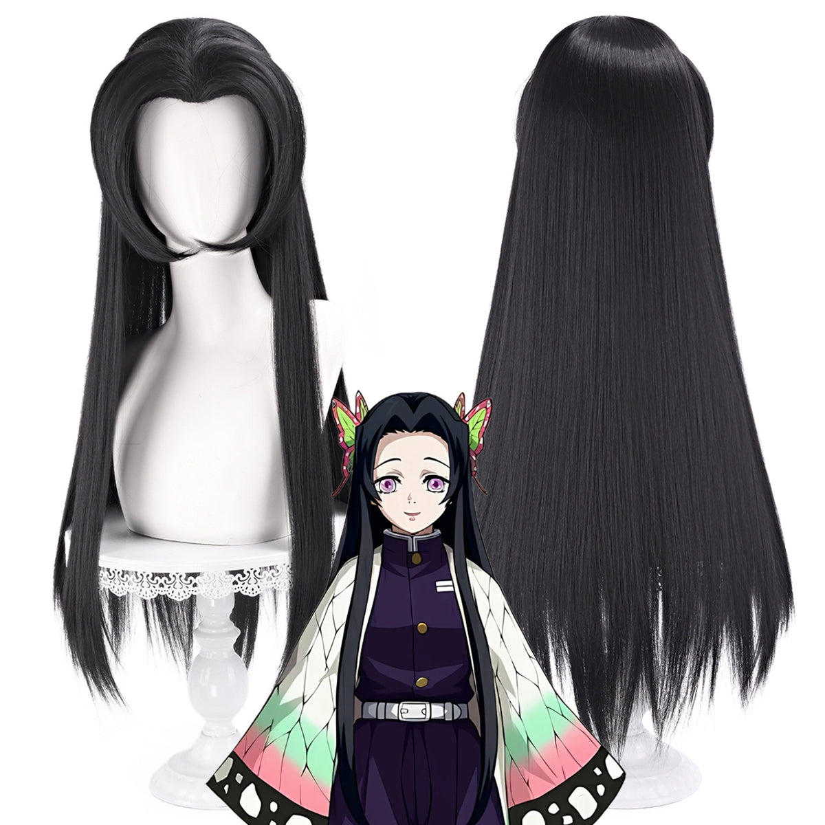Demon Slayer Multi-Character Cosplay Wig  Giyu, Zenitsu, Nezuko & More