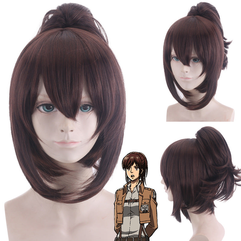 Attack on Titan Hange Zoë, Mikasa Ackerman, Annie Leonhart, Eren & Levi Cosplay Wig