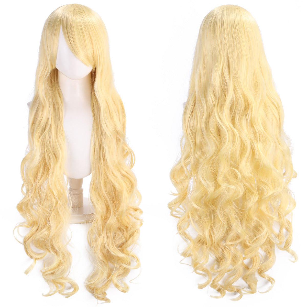 100cm Long Wavy Cosplay Wig – Multi-Color Big Wave Style