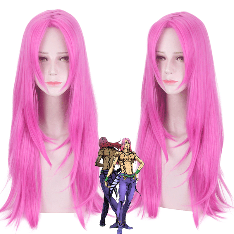 JoJo's Bizarre Adventure Narancia, Jolyne, Diavolo & More Multi-Character Cosplay Wig