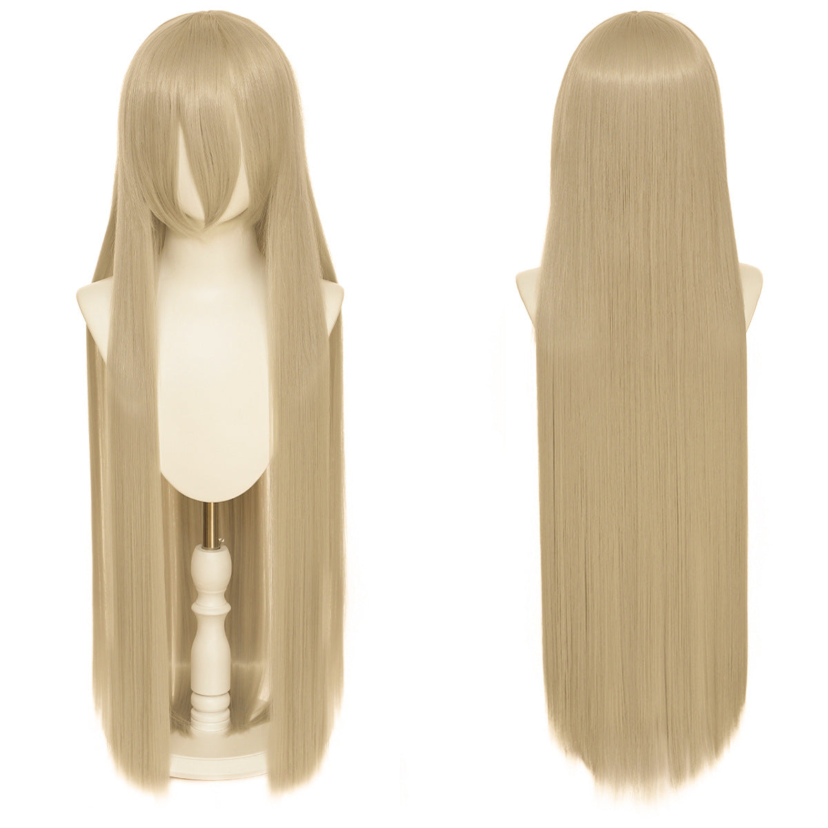100cm Long Straight Cosplay Wig  Multi-Color 500g Anime Styling Wig