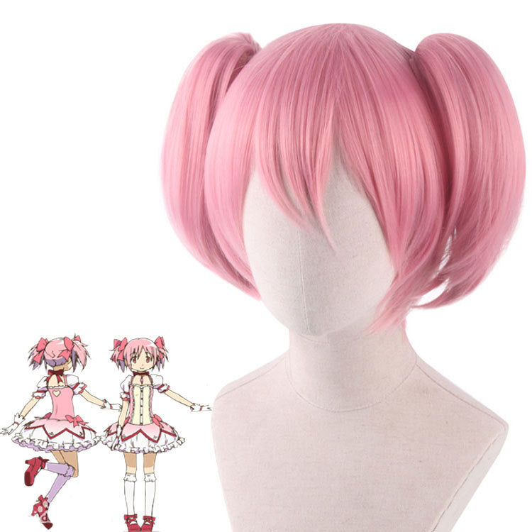 Puella Magi Madoka Magica Madoka Kaname & Shugo Chara! Amu Hinamori Cosplay Wig