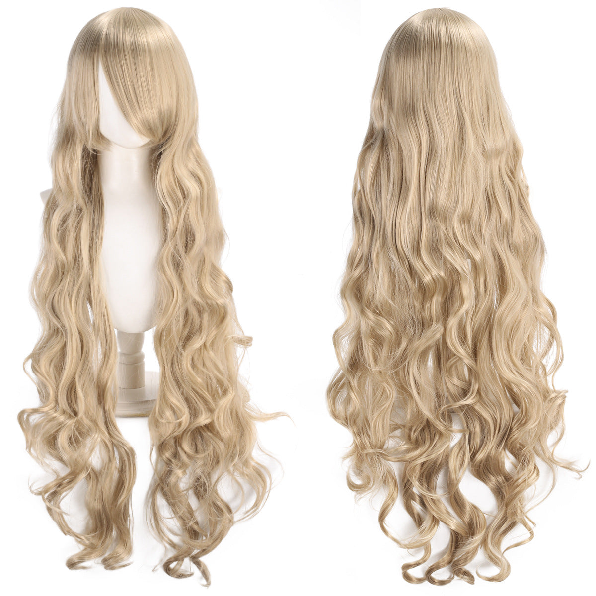 100cm Long Wavy Cosplay Wig – Multi-Color Big Wave Style