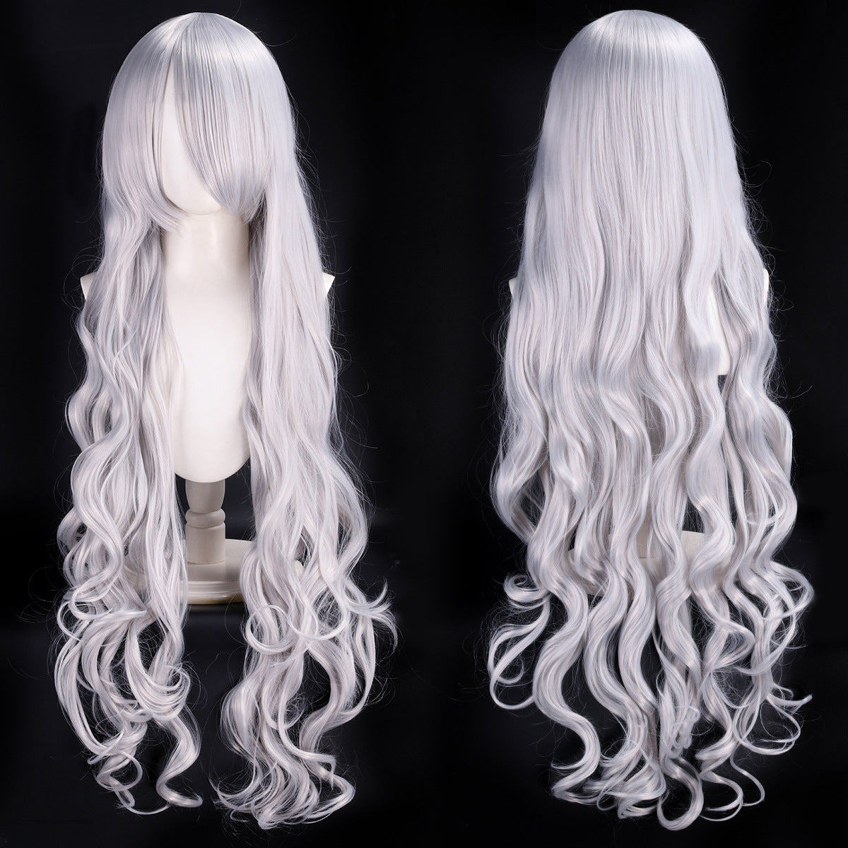 100cm Long Wavy Cosplay Wig – Multi-Color Big Wave Style