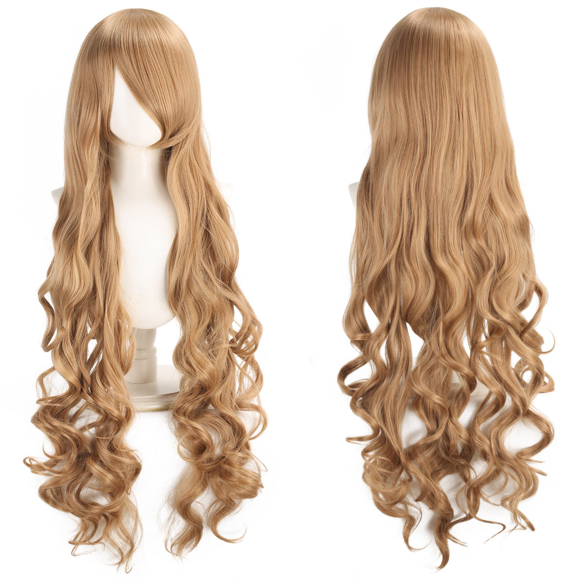 100cm Long Wavy Cosplay Wig – Multi-Color Big Wave Style