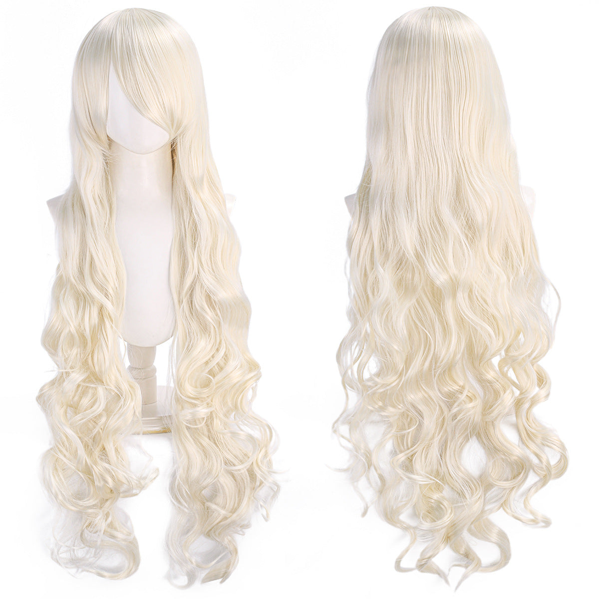 100cm Long Wavy Cosplay Wig – Multi-Color Big Wave Style