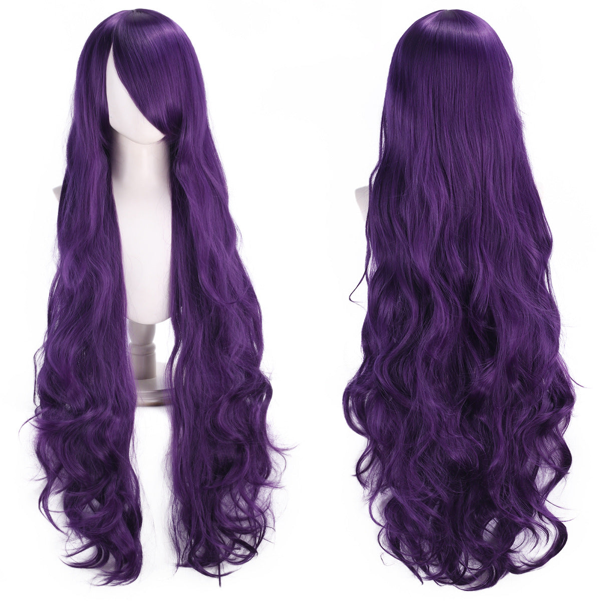100cm Long Wavy Cosplay Wig – Multi-Color Big Wave Style